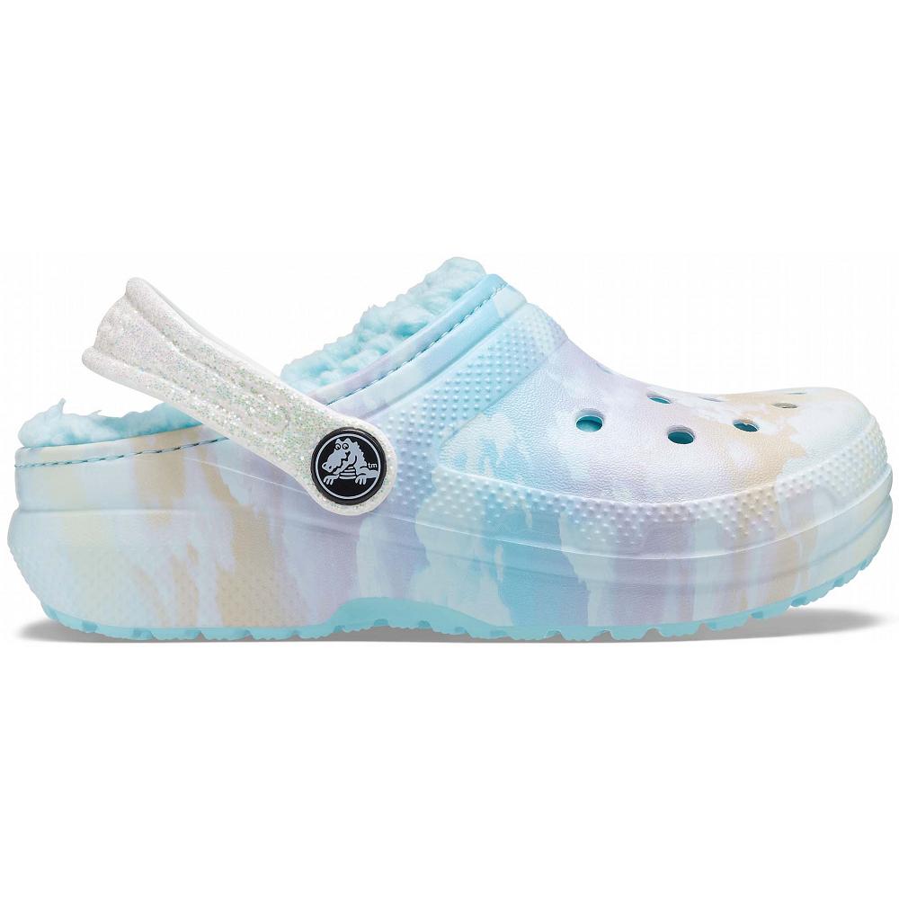 Sabots Crocs Classiche Doublée Out of This World Garcon Blanche Multicolore | France 1328WNBY